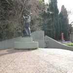 Armenian Genocide memorial in Montevideo, Uruguay - 1975