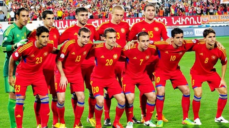 Armenia's National Football Team Starts 2022 in 92nd Place