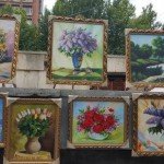 Nature Paintings at Vernissage Market