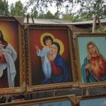 Religious Paintings at Vernissage Market