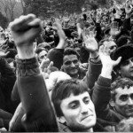 Protesters demand Karabakh reunification with Armenia in 1988